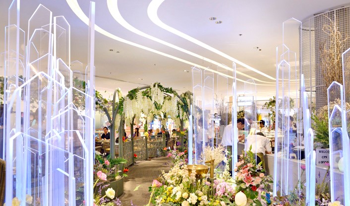 ออกแบบคาเฟ่ดอกไม้